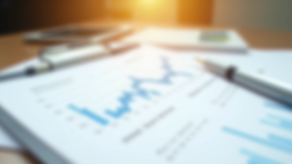 Close-up of pen writing on printed spreadsheet with colored graphs and data tables